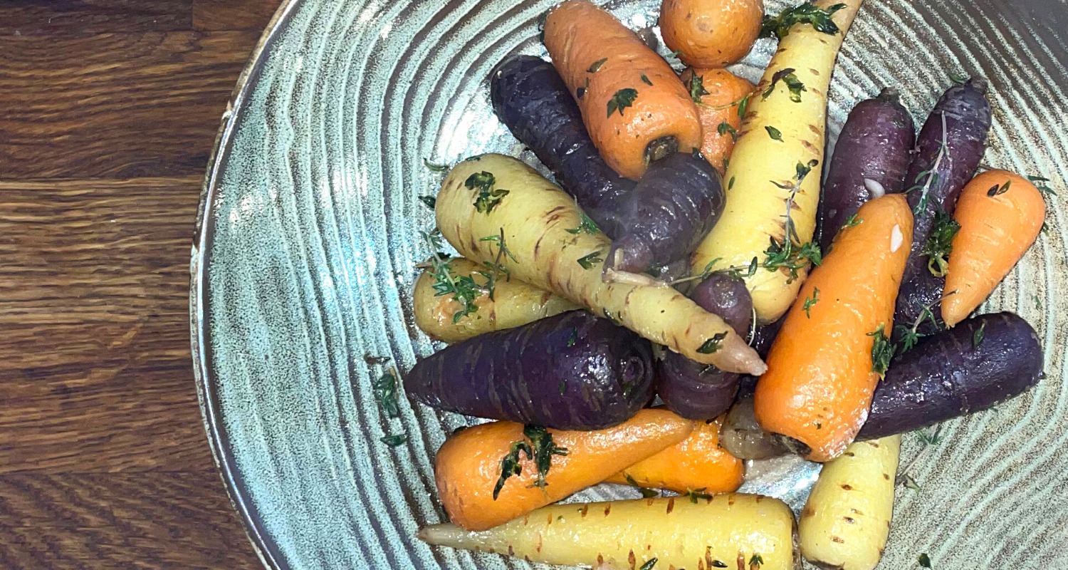 TriColour Chantenay Carrots, Garlic & Thyme TOUT'S